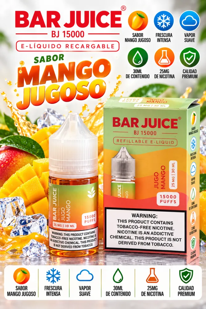 Bar Juice Mango Intenso 30ml 25mg