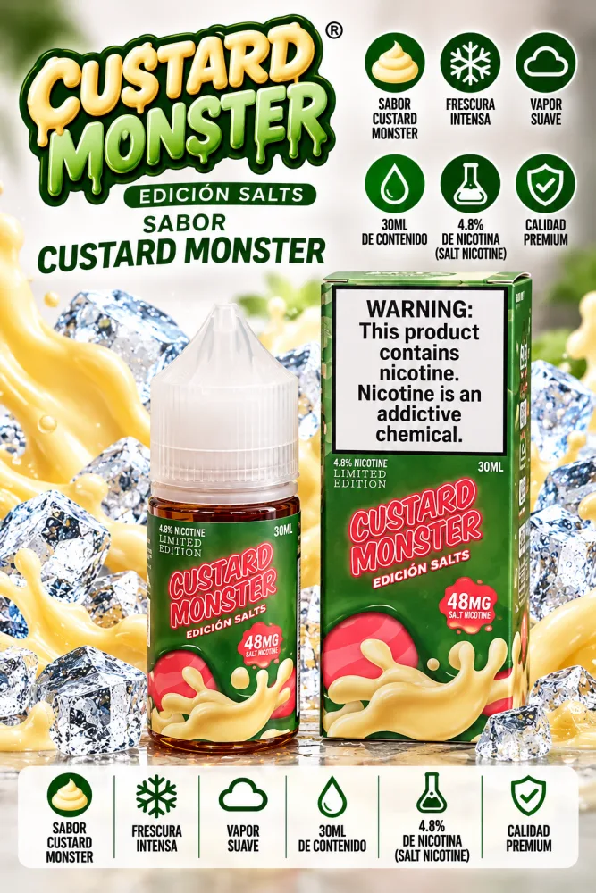 Custard Monster Pan de Jengibre Crujiente 30ml 48mg