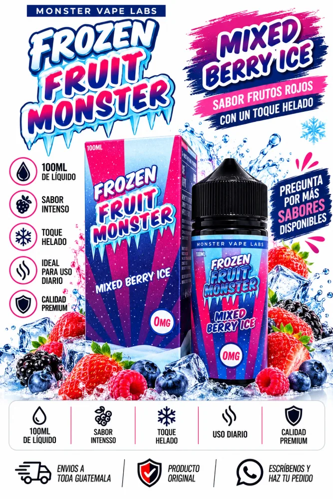 Frozen Fruit Monster Mixed Berry Ice 100ml
