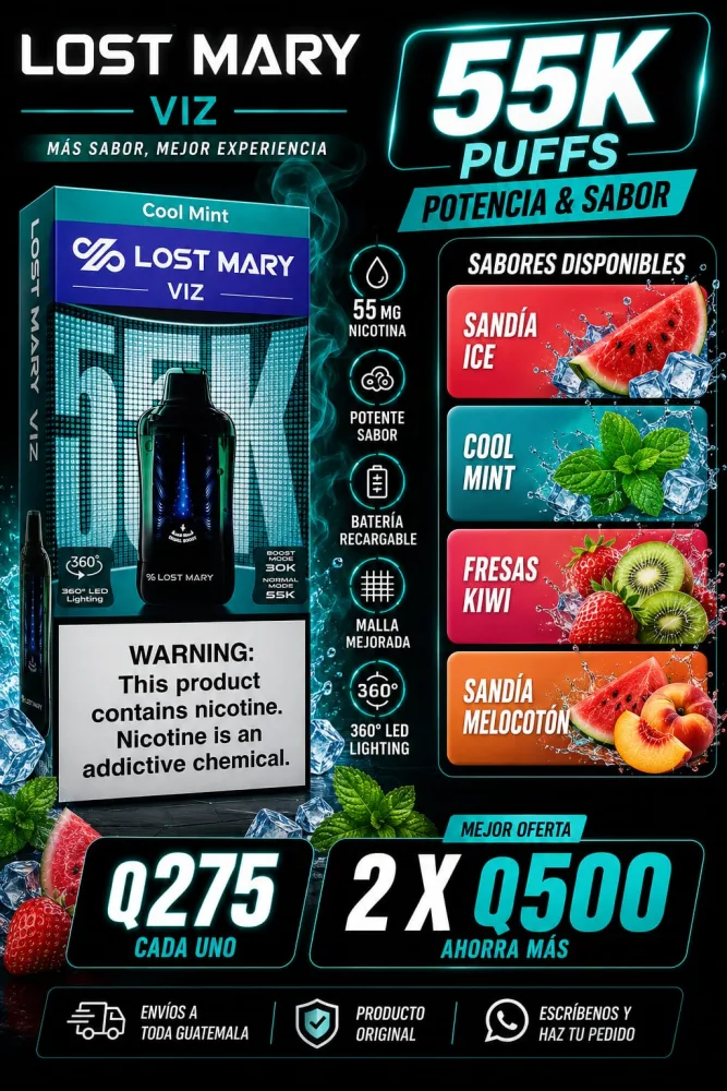 Lost Mary VIZ 55K Puffs