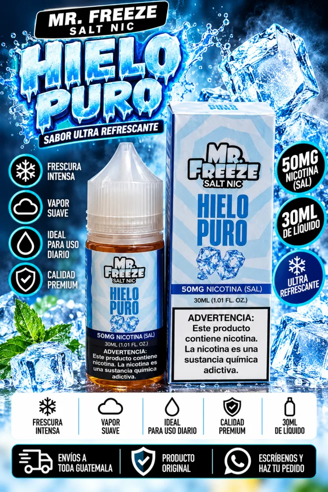 Mr. Freeze Hielo Puro 30ml 50mg