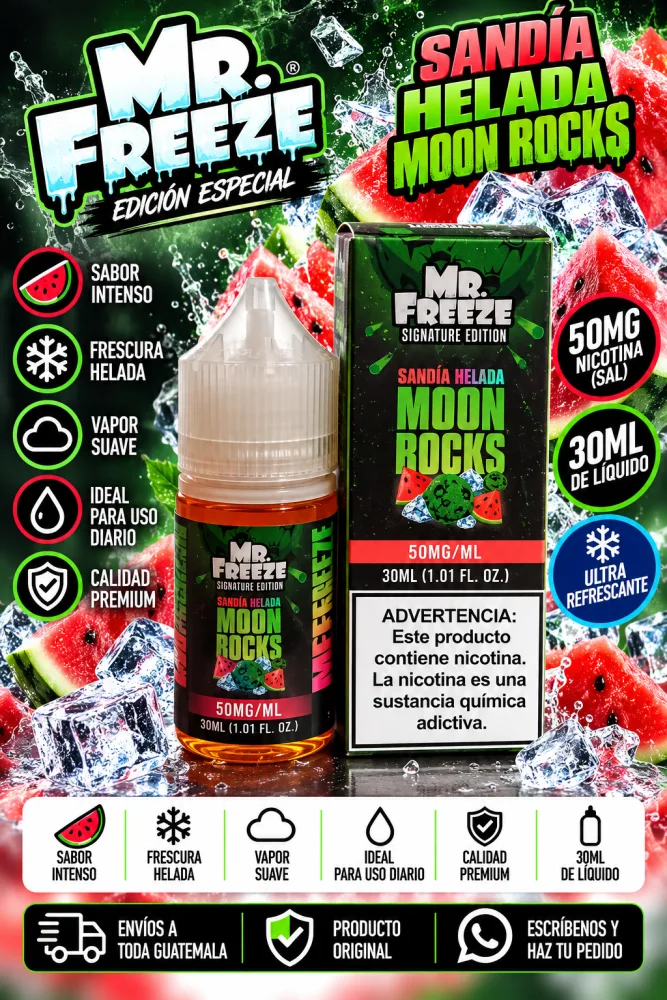 Mr. Freeze Sandía Helada Moon Rocks 30ml 50mg