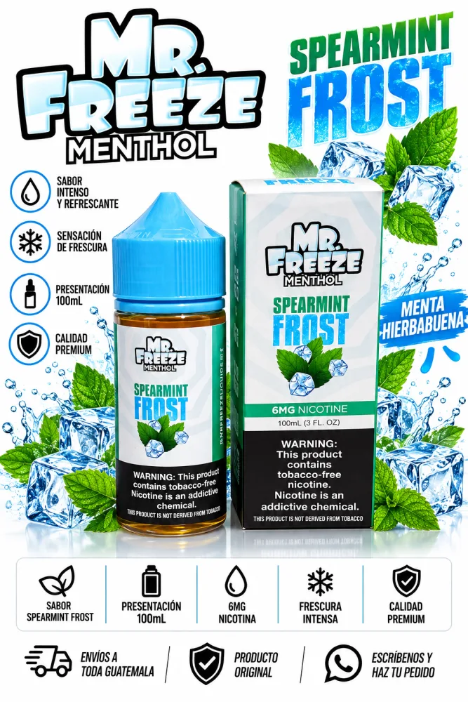 Mr. Freeze Spearmint Frost 100ml 6mg