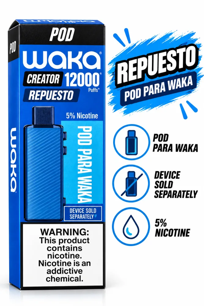 Pod Repuesto WAKA Creator 12000 Puffs 5%