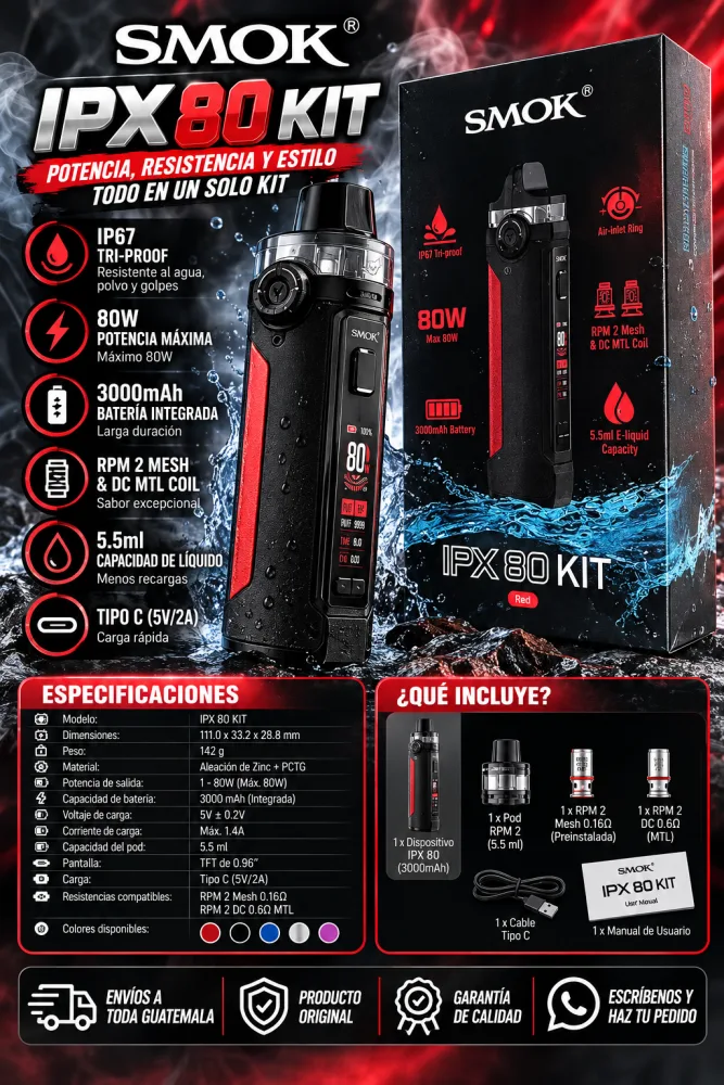SMOK IPX 80 Kit 80W