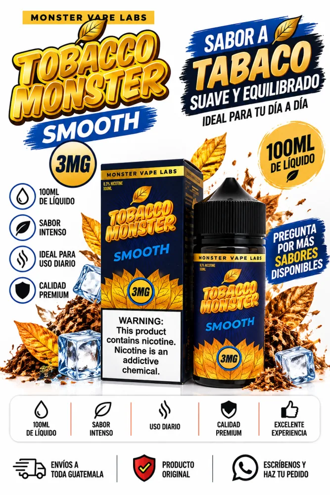 TAbacco Monster Smooth 100ml 3mg