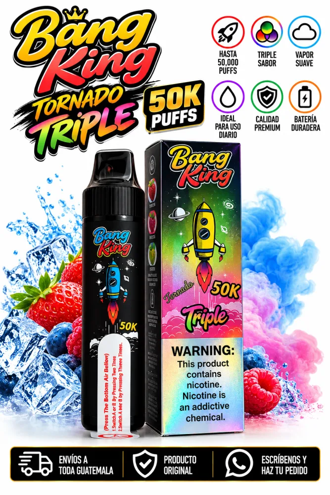 Vape Bang King Tornado Triple 50K Puffs