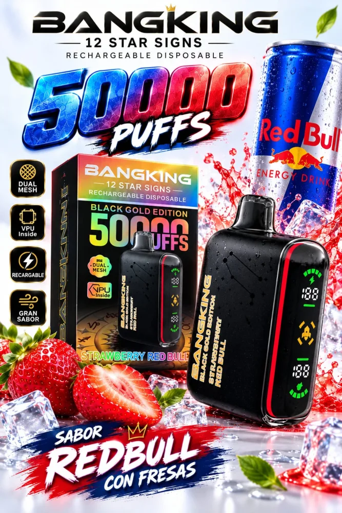 Vape Sabor Energizante 50000 Puffs