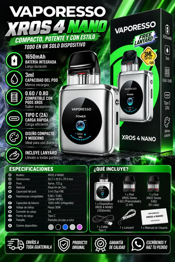 Vaporesso XROS 4 Nano Kit