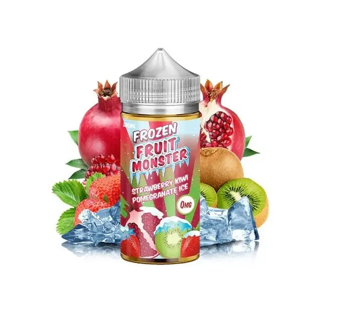 Líquido Frozen Fruit Monster Fresa Kiwi Granada Ice 3% – Frutal Refrescante
