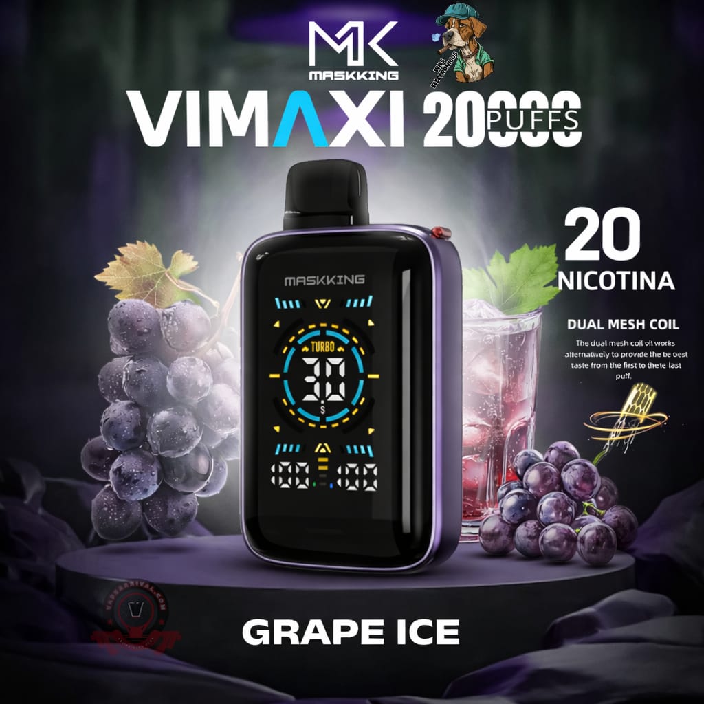 Maskking VIMAXI 20000 Puffs – Vape Desechable de Alto Rendimiento con Tecnología Avanzada