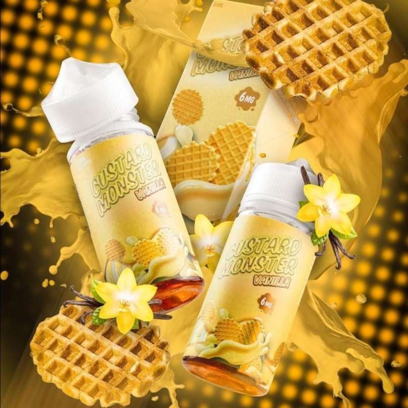Líquido GUSTARD MONSTER Vainilla 6% | Crema Dulce Premium para Vapeo