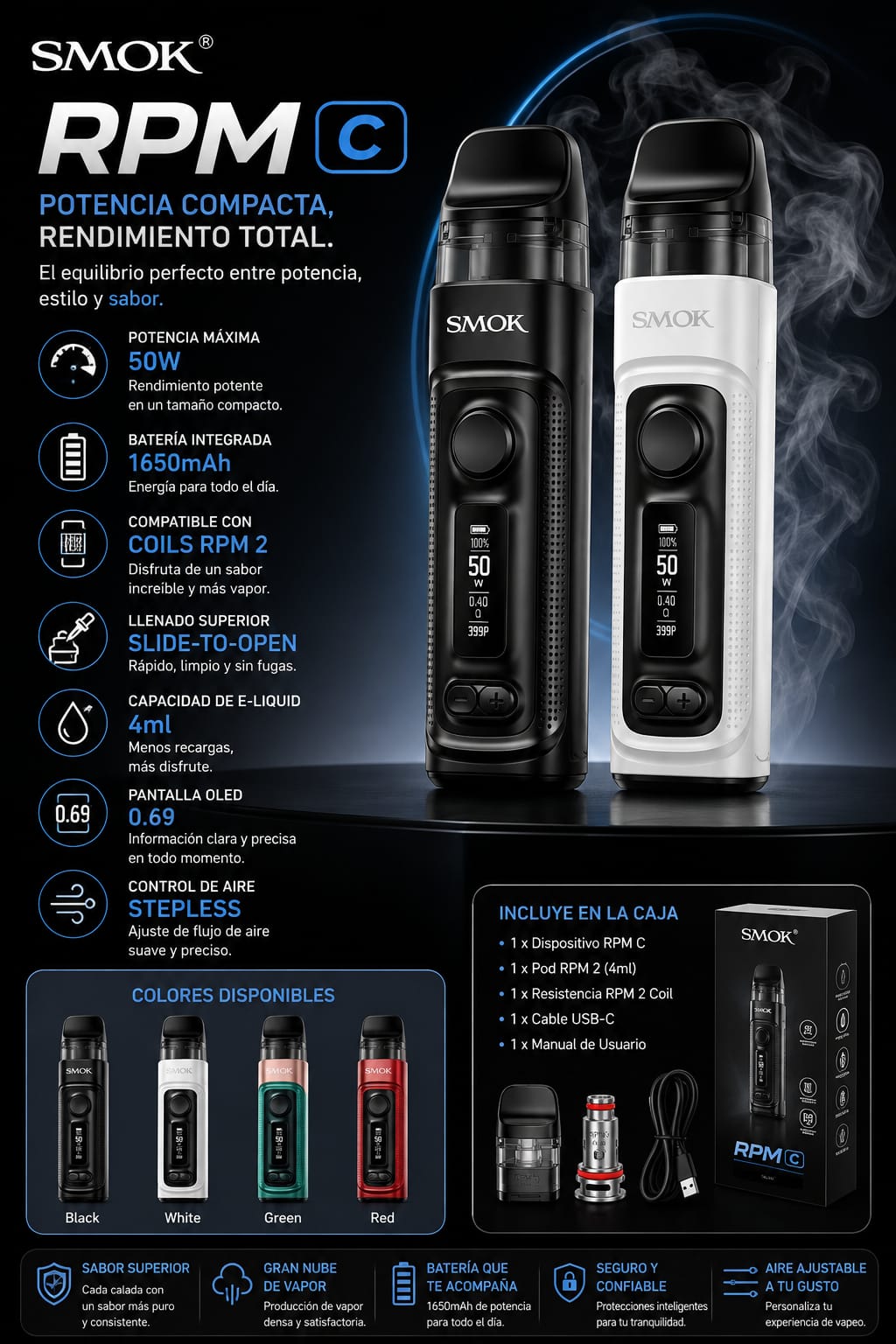 SMOK RPM  | Vape Guatemala